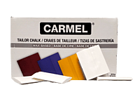 Carmel Super Glide Tailors Wax Chalk - 48/Box - White