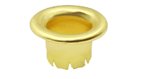5/32 EYELETS, BRASS(104-35-PRM) 5/32 EYELETS, BRASS(104-35-PRM)