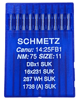 SCHMETZ NEEDLE SYSTEM 16X257 BALL POINT SCHMETZ NEEDLE SYSTEM 16X257 BALL POINT