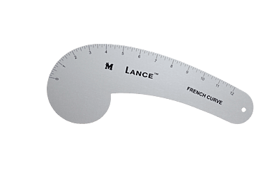 LANCE 12 ALUM FRENCH CURVE