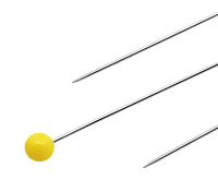 DRITZ 1310 QUILTING PINS YELLOW, 1-3/4 INCH (500 COUNT)(1310-PRM) DRITZ 1310 QUILTING PINS YELLOW, 1-3/4 INCH (500 COUNT)(1310-PRM)