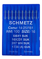SCHMETZ NEEDLE SYSTEM 16X257 BALL POINT SCHMETZ NEEDLE SYSTEM 16X257 BALL POINT