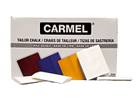 Carmel Super Glide Tailors Wax Chalk - 48/Box - White Carmel Super Glide Tailors Wax Chalk - 48/Box - White