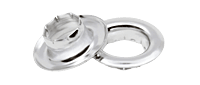 1/4 Eyelets, Nickel f/ Leather Binder 1/4 Eyelets, Nickel f/ Leather Binder