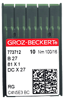GROZ BECKERT NEEDLE SYSTEM B27 GROZ BECKERT NEEDLE SYSTEM B27