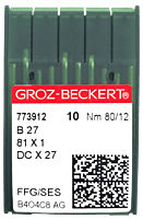 GROZ BECKERT NEEDLE SYSTEM B27 BALL POINT GROZ BECKERT NEEDLE SYSTEM B27 BALL POINT