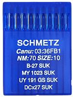 SCHMETZ NEEDLE SYSTEM B27 BALL POINT SCHMETZ NEEDLE SYSTEM B27 BALL POINT