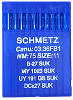SCHMETZ NEEDLE SYSTEM B27 BALL POINT SCHMETZ NEEDLE SYSTEM B27 BALL POINT