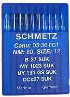 SCHMETZ NEEDLE SYSTEM B27 BALL POINT SCHMETZ NEEDLE SYSTEM B27 BALL POINT