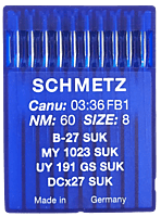 SCHMETZ NEEDLE SYSTEM B27 BALL POINT SCHMETZ NEEDLE SYSTEM B27 BALL POINT