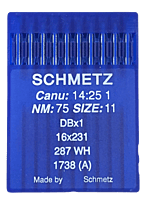 SCHMETZ NEEDLE SYSTEM 16X257 SCHMETZ NEEDLE SYSTEM 16X257
