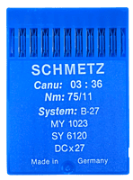 SCHMETZ NEEDLE SYSTEM B27 SCHMETZ NEEDLE SYSTEM B27