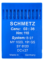 SCHMETZ NEEDLE SYSTEM B27 SCHMETZ NEEDLE SYSTEM B27