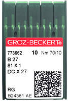 GROZ BECKERT NEEDLE SYSTEM B27 GROZ BECKERT NEEDLE SYSTEM B27