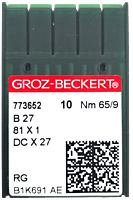 GROZ BECKERT NEEDLE SYSTEM B27 GROZ BECKERT NEEDLE SYSTEM B27