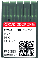 GROZ BECKERT NEEDLE SYSTEM B27 BALL POINT GROZ BECKERT NEEDLE SYSTEM B27 BALL POINT