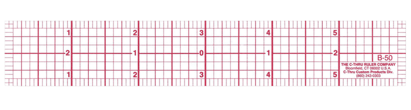 1 X 6 C-Thru Ruler 1 X 6 C-Thru Ruler