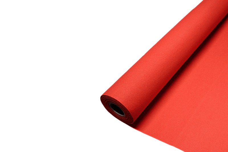 Chenille Scrim Felt - Red Chenille Scrim Felt - Red